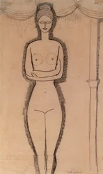 Nudo in piedi