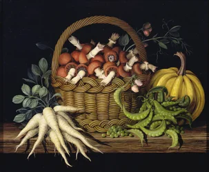Cesto di funghi, 1997