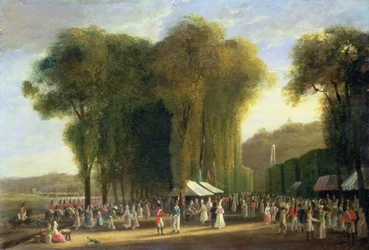 Giorno di festa a St.Cloud: truppe britanniche in servizio, settembre 1815