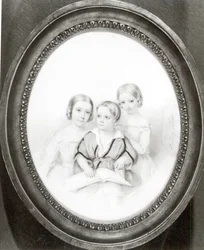 Blandine (n.1835), Cosima (n.1837) e Daniel (n.1839), figli di Marie d