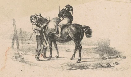 Giovani e un cavallo