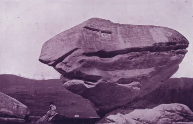 Balanced Rock, vicino a Pittsfield, Massachusetts