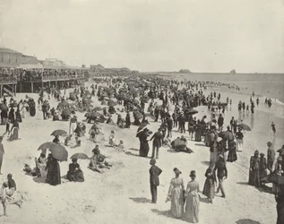 Spiaggia di Atlantic City, New Jersey