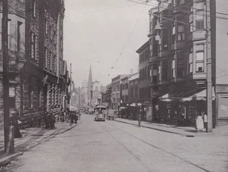 Providence, Rhode Island: Westminster Street East dalla Cattedrale