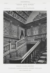 Scala, Canford Manor, Dorset, Inghilterra