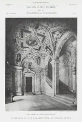 Scala nel Palazzo Cataldi, Genova, Italia