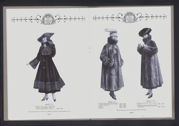 Doppia pagina da Il Teatro della Moda di Pelliccia