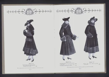 Doppia pagina da Il Teatro della Moda di Pelliccia