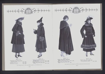 Doppia pagina da Il Teatro della Moda di Pelliccia