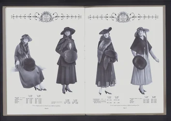 Doppia pagina da Il Teatro della Moda di Pelliccia