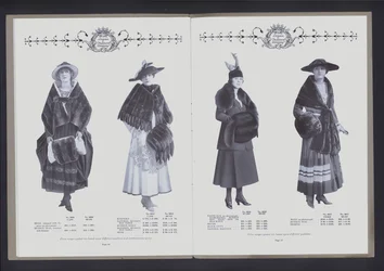 Doppia pagina da Il Teatro della Moda di Pelliccia