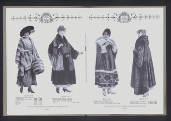Doppia pagina da Il Teatro della Moda di Pelliccia