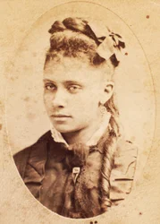 Carte de visite di giovane donna afroamericana, c.1880