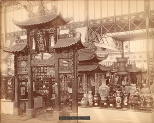 Sezione Cinese, Edificio Principale, Esposizione Internazionale del Centenario, Filadelfia, 1876