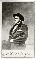 Colonnello Dick Morgan (foto b/n)