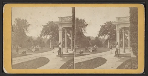 Prato orientale e portico, Comunità di Oneida, Stato di New York, c.1870