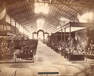 Sezione Francese, Edificio Principale, Esposizione Internazionale del Centenario, Filadelfia, 1876