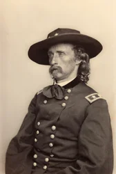 George Armstrong Custer. Ritratto (foto)