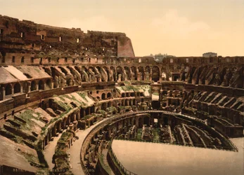 Interno del Colosseo, Roma, c.1890-1900