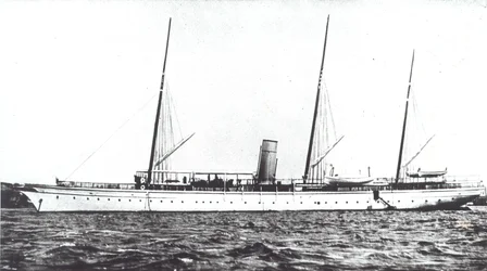 Lo yacht di lusso di John Astor, ca. 1910