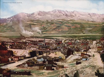 Leadville e il Monte Massiccio (foto a colori)