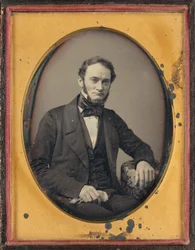 Ritratto di uomo, anni 1850 (foto)