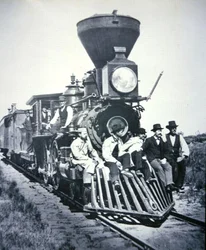 Lavoratori della Chicago, Milwaukee & St Paul Railway Company, c.1875
