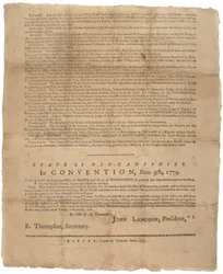 Dichiarazione dei diritti e richiesta di governo per lo Stato del New Hampshire, 1779