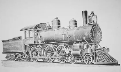 Una locomotiva di Schenectady