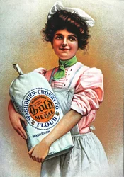 Pubblicità per la farina Gold Medal