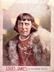 Pubblicità per Louis James come Riccardo III