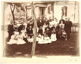 Albumen della famiglia Archer (foto seppia)