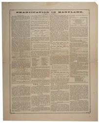 Manifesto riguardante il reclutamento degli afroamericani e la celebrazione dell