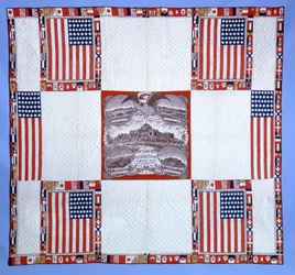 Trapunta del centenario, Massachusetts, 1876
