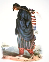 Madre Chippewa e bambino, c.1821