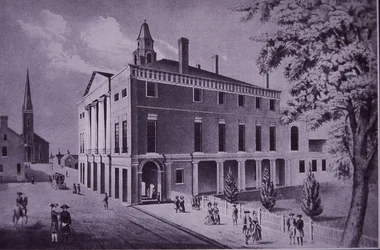 Municipio, Wall Street, New York City nel 1790