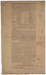 Costituzione, prima stampa, stampata da Dunlap & Claypoole, 17-19 settembre 1787