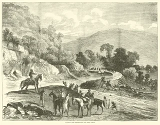 Taglio del Canale Chesapeake e Ohio, luglio 1864