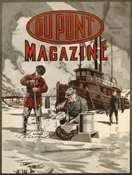 Dinamite DuPont, copertina della rivista DuPont, gennaio 1920