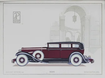 DuPont Motor Cars: Berlina, 1921