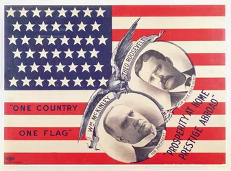 Manifesto elettorale per le elezioni presidenziali americane del 1900