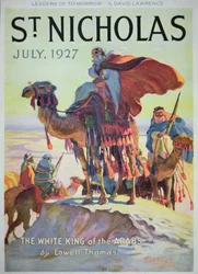 Copertina della rivista St. Nicholas, luglio 1927