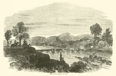 Il generale Banks attraversa il Cane River, aprile 1864
