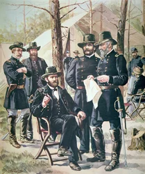 Generale Ulysses Simpson Grant, comandante delle forze dell