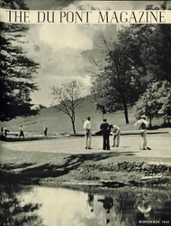 Golfisti, copertina della rivista DuPont, luglio-agosto 1936
