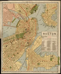 Mappa guida di Boston