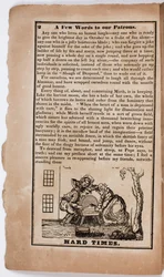 Tempi Duri, pagina 2 da The American Comic Almanac per il 1838