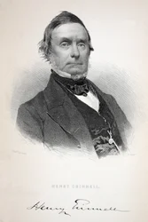 Henry Grinnell, illustrazione da The second Grinnell Expedition in Search of Sir John Franklin...