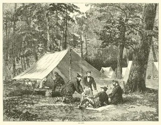 In campo, luglio 1863