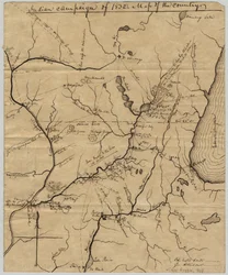 Campagna indiana del 1832: Mappa del Paese, 1832